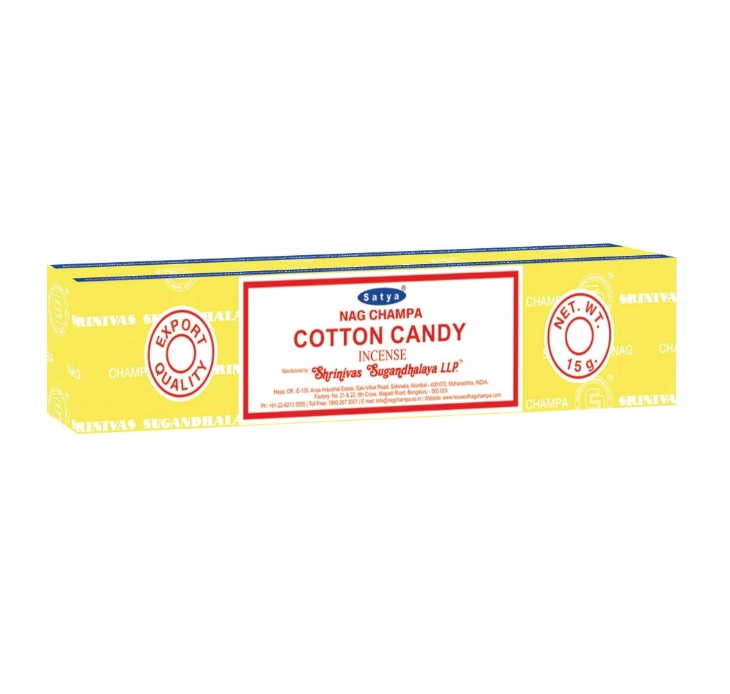 SATYA Cotton Candy Incense Благовоние Сладкая Вата 15г (эксклюзив)