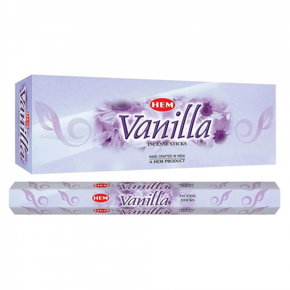HEM Vanilla Tall Hexa Благовония храмовые (длинные) Ваниль 10шт