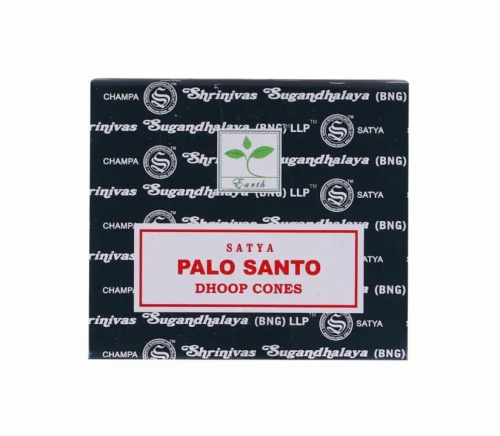 SATYA Palo Santo Dhoop Cone Благовония конусы Пало Санто 12шт