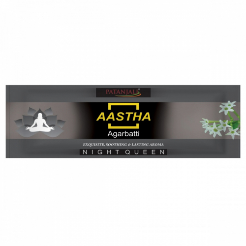 PATANJALI Aastha Agarbatti Rat Ki Rani  Благовоние Ночной Жасмин 25г