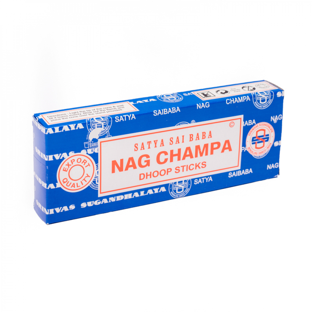 SATYA Nagchampa Dhoop Stick Благовония безосновные Наг Чампа 10шт