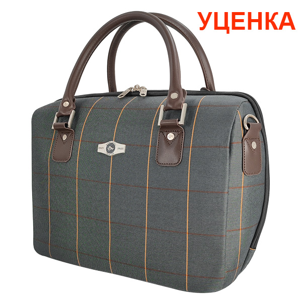 УЦЕНКА. Пятна на боковой стороне. Бьюти-кейс Borgo Antico. 6093 grey 18