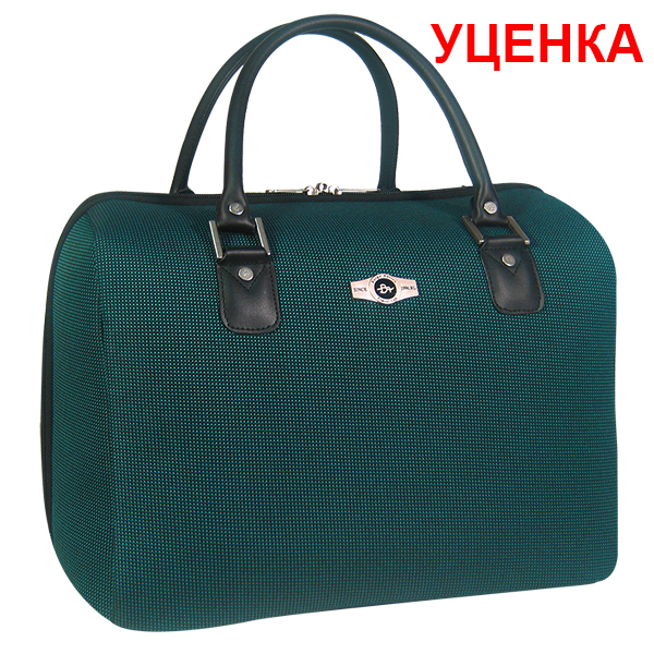 УЦЕНКА. Отверстие от клепки. Бьюти-кейс Borgo Antico. 6088 green 18
