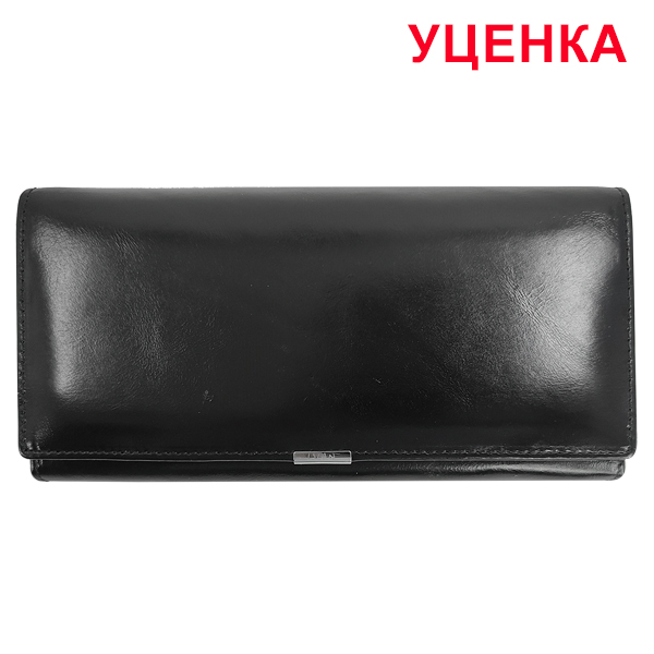 УЦЕНКА. Царапины. Кошелек Lvan. Кожа. 10-223-A black