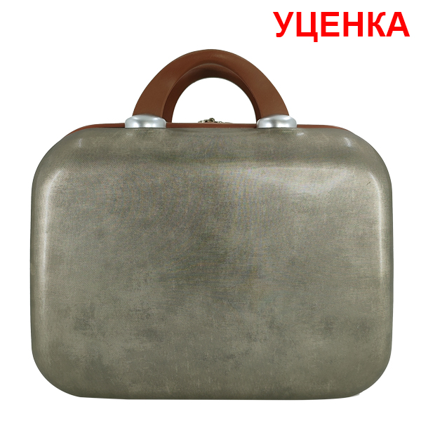 УЦЕНКА. Дефекты корпуса. Бьюти-кейс PC-8007-BW gold 15