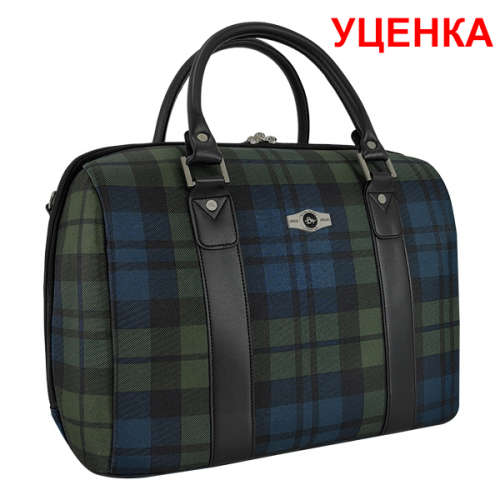 УЦЕНКА. Два пореза на спинке по 0,5 см. Бьюти-кейс Borgo Antico. 6090 green-blue 18