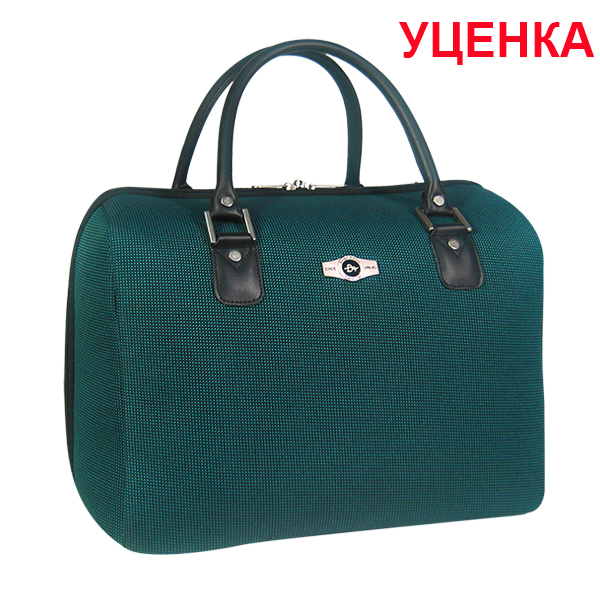 УЦЕНКА. Отверстие от клепки. Бьюти-кейс Borgo Antico. 6088 green 16