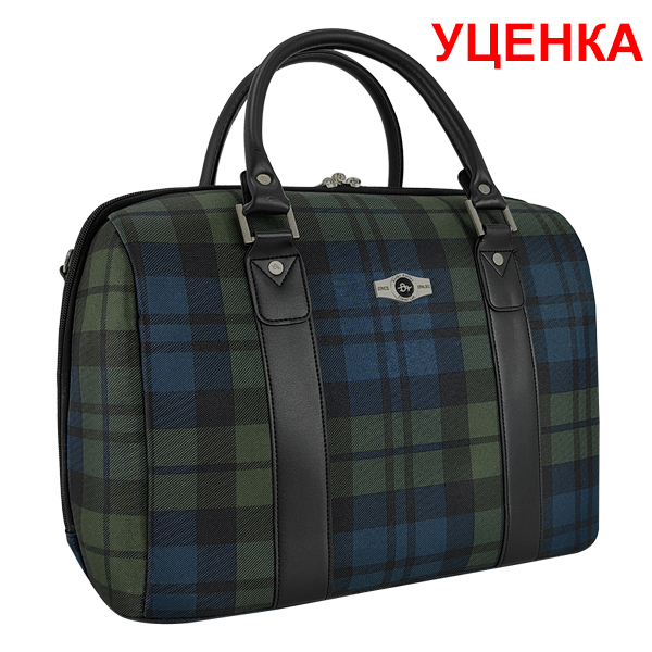 УЦЕНКА. Два пореза на спинке по 0,5 см. Бьюти-кейс Borgo Antico. 6090 green-blue 18