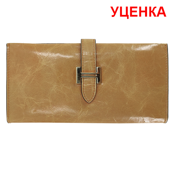 УЦЕНКА. Разный цвет кожи. Кошелек Casgoote. Кожа. 6018 beige