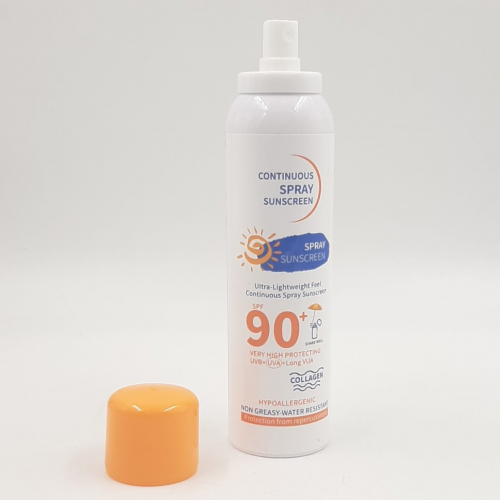 FORM STOY  Спрей Солнцезащитный COLLAGEN SPF 90+ для Лица и Тела Водостойкий с Коллагеном  200мл  (DL-331)