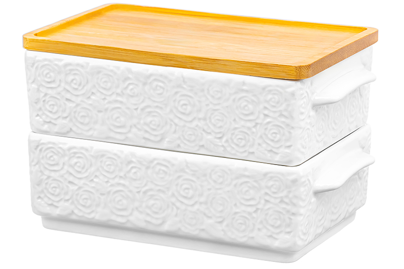 БЫЛО 1238 руб!! Набор 2 блюд д/холодца 800 мл 20,5*12*12 см