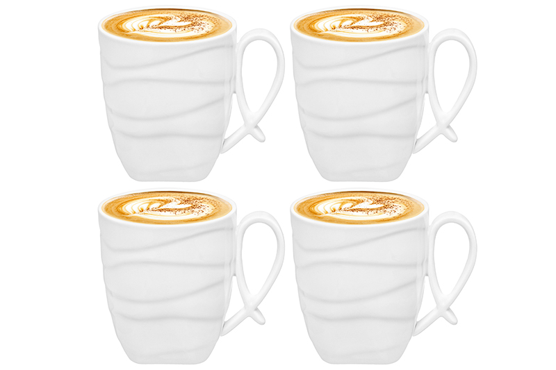 БЫЛО 1005 руб! Набор 4 кружек 300 мл 11*8,3*9,5 см