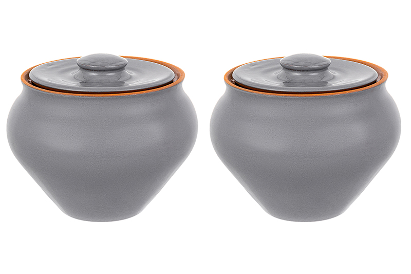 БЫЛО 761 руб! Набор 2 горшков 0,9 л 14,5*14,5*12,5 см