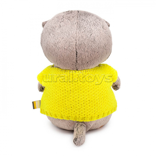 Кот Басик BABY в свитере с сердцем