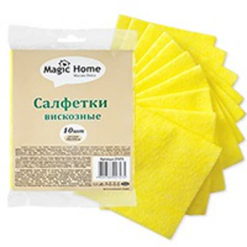 Салфетка вискозная 30*30см 10шт Magic Home
