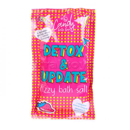 Шипучая соль для ванн Candy bath bar 