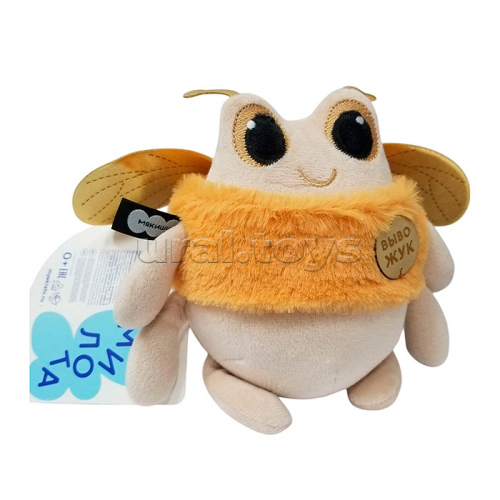 Игрушка мягконабивная (Жук в меховой шубе)
