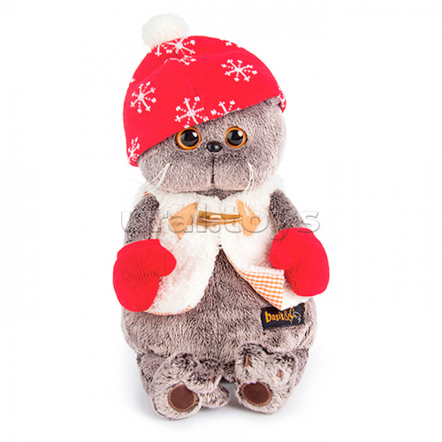 Кот Басик в варежках