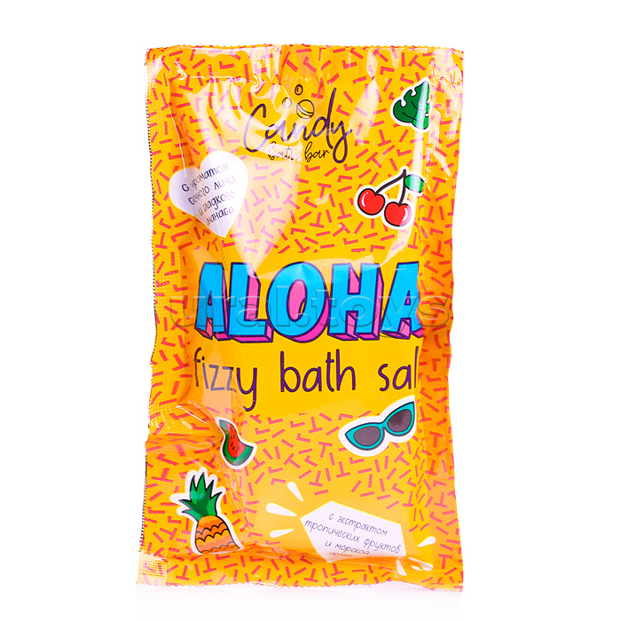Шипучая соль для ванн Candy bath bar