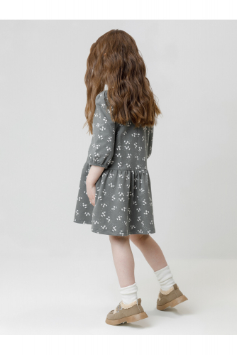 Crockid Платье КР 5899 пряный базилик, нежные цветочки к585 Crockid