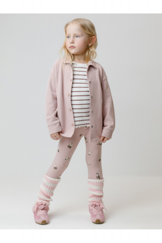 Crockid Брюки КР 4074 розовый лед, кошечки к577 Crockid