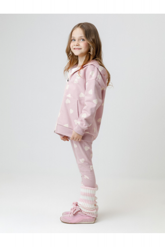Crockid Брюки КР 4074 розовый лед, сердечки к599 Crockid