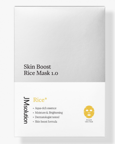 Тканевая маска с рисом для укрепления и питания кожи SKIN BOOST RICE MASK 1 шт