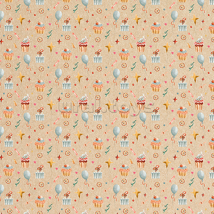 Упаковочная бумага крафт 70*100см,