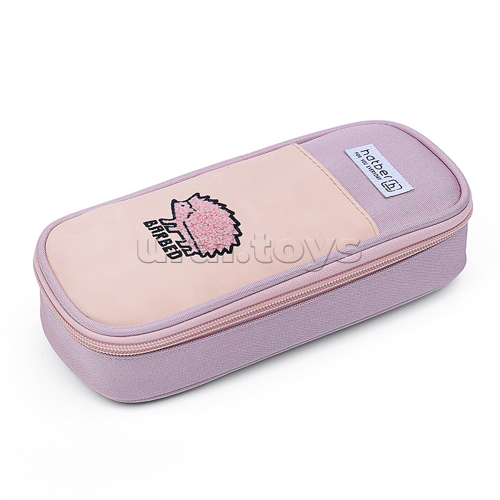 Пенал 220х90х50мм на молнии с 2 карманами и откидной планкой