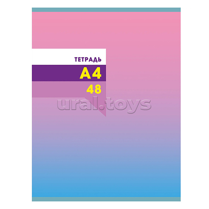 Тетрадь 48л. А4, клетка
