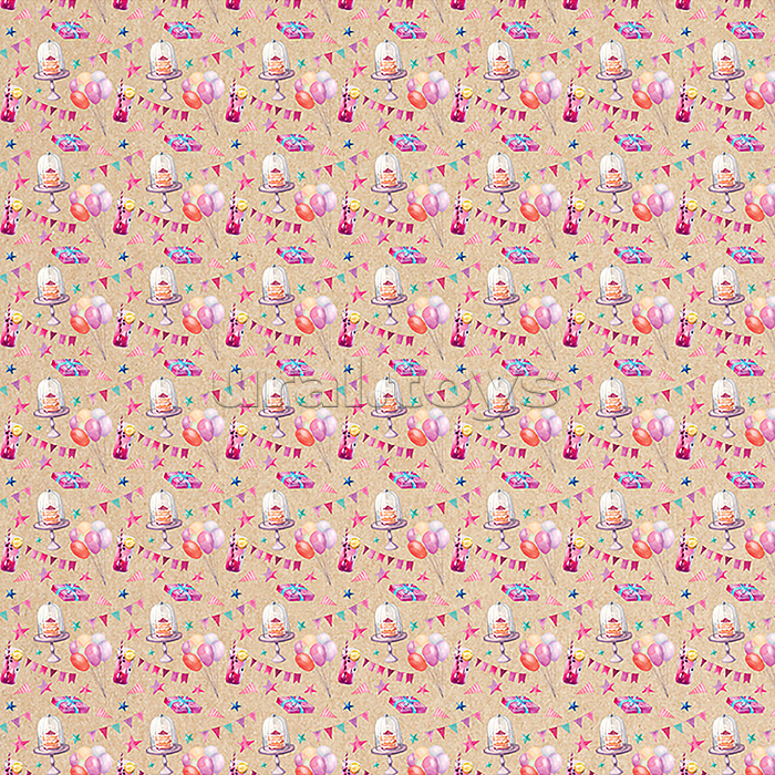 Упаковочная бумага крафт 70*100см,
