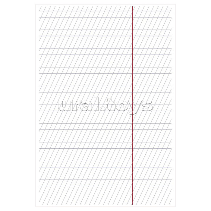 Тетрадь 12л. частая косая линия, Класс