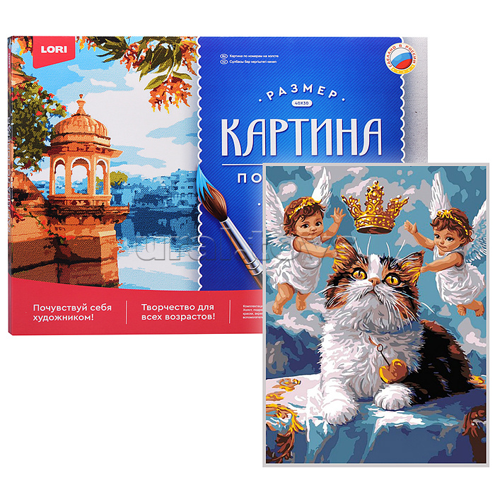 Картина по номерам холст на подрамнике 30*40 см