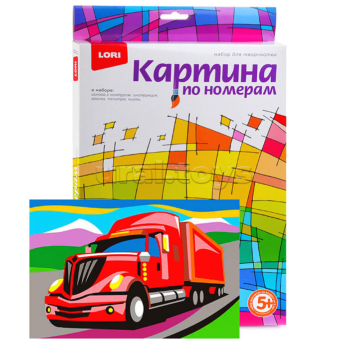 Картина по номерам для малышей