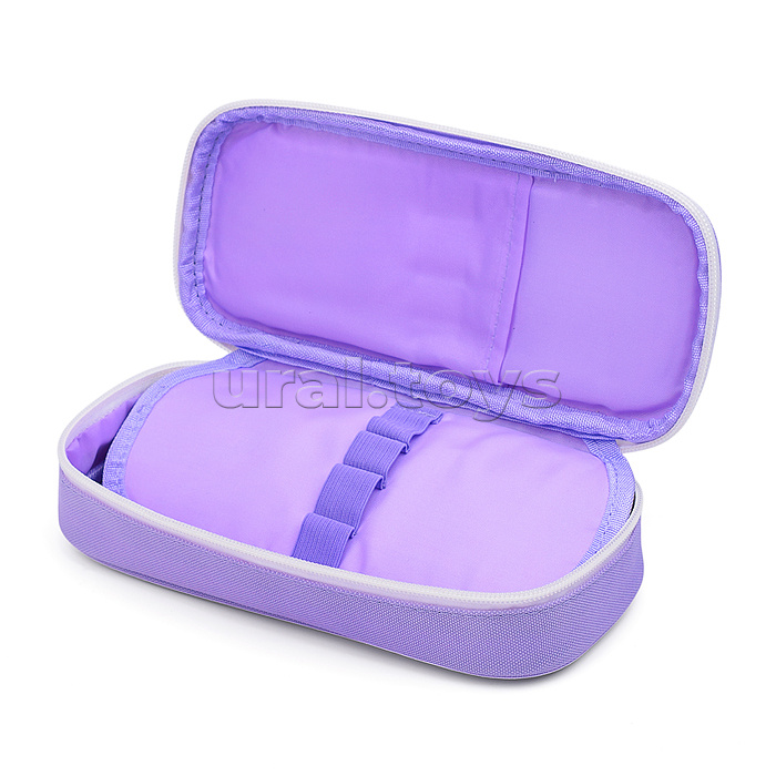 Пенал 220х90х50мм на молнии с 2 карманами и откидной планкой