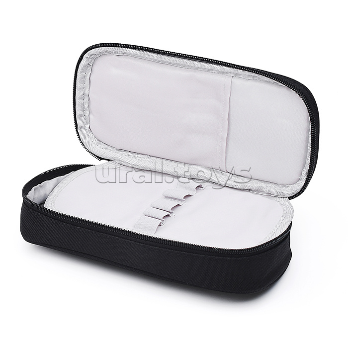 Пенал 220х90х50мм на молнии с 2 карманами и откидной планкой