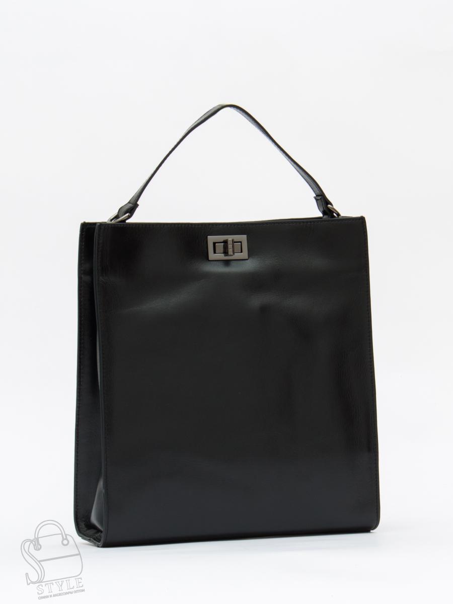Сумка женская кожаная 7735VG black Vitelli Grassi