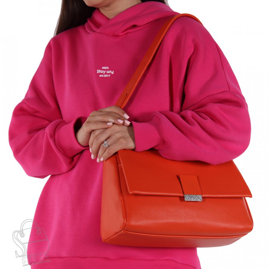 Сумка женская 593407 orange red Velina Fabbiano-Safenta/30