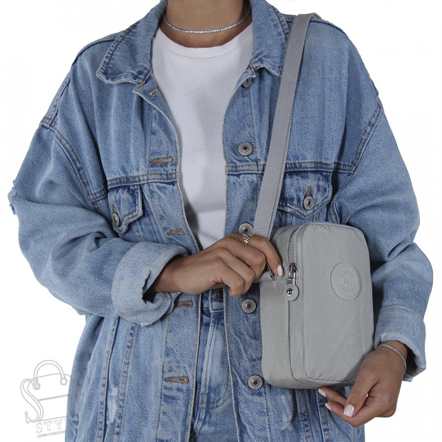 Сумка женская 8761MDW l.gray Mindesa