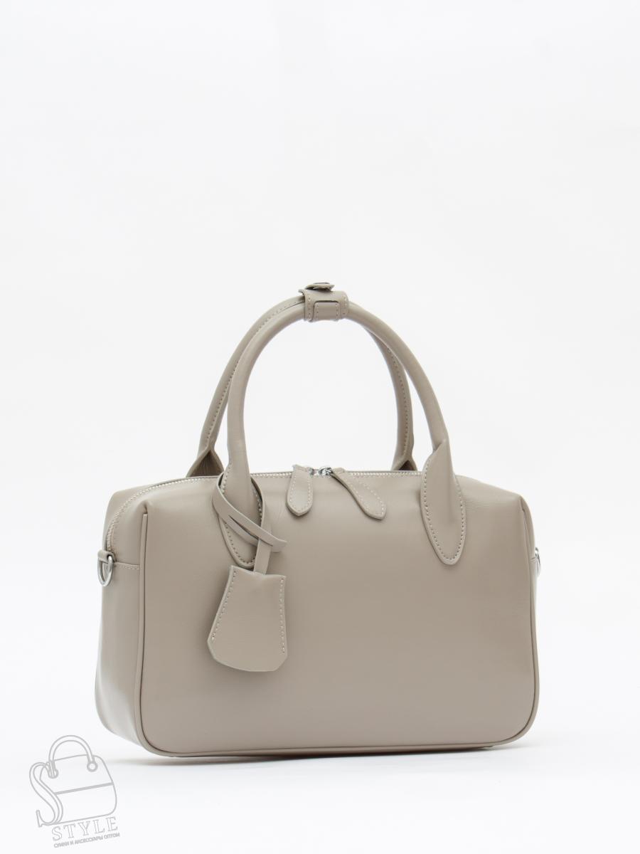 Сумка женская кожаная 9901VG l.gray Vitelli Grassi