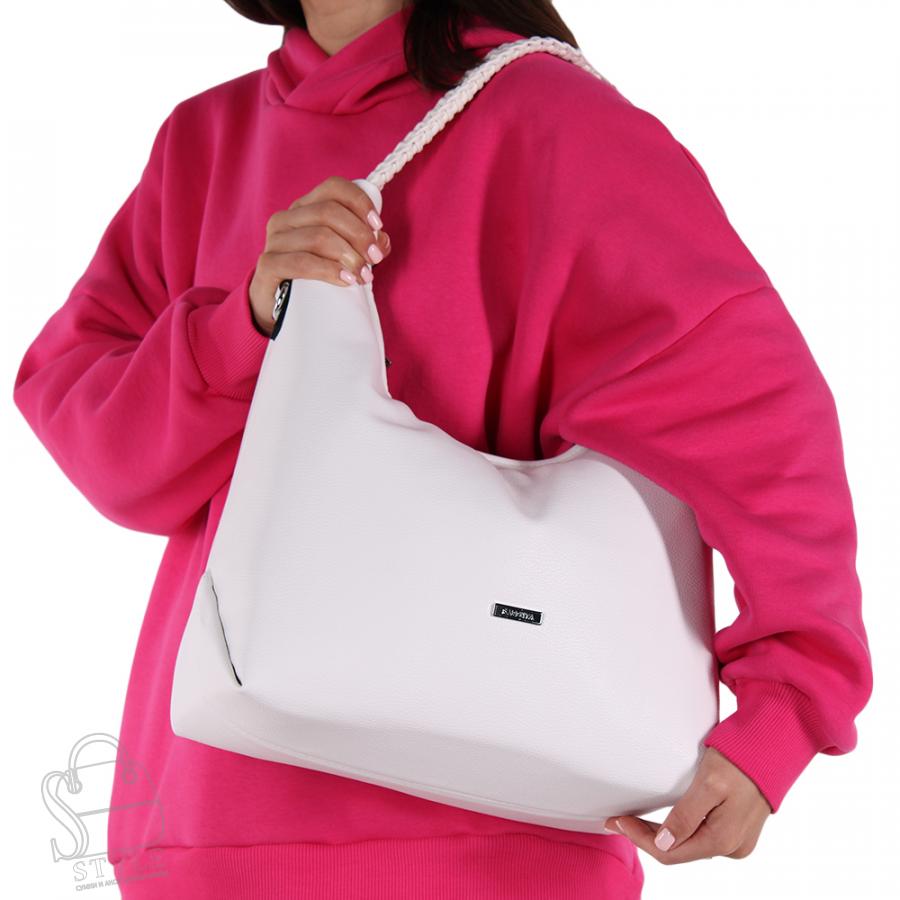 Сумка женская 593390 white Velina Fabbiano-Safenta/30