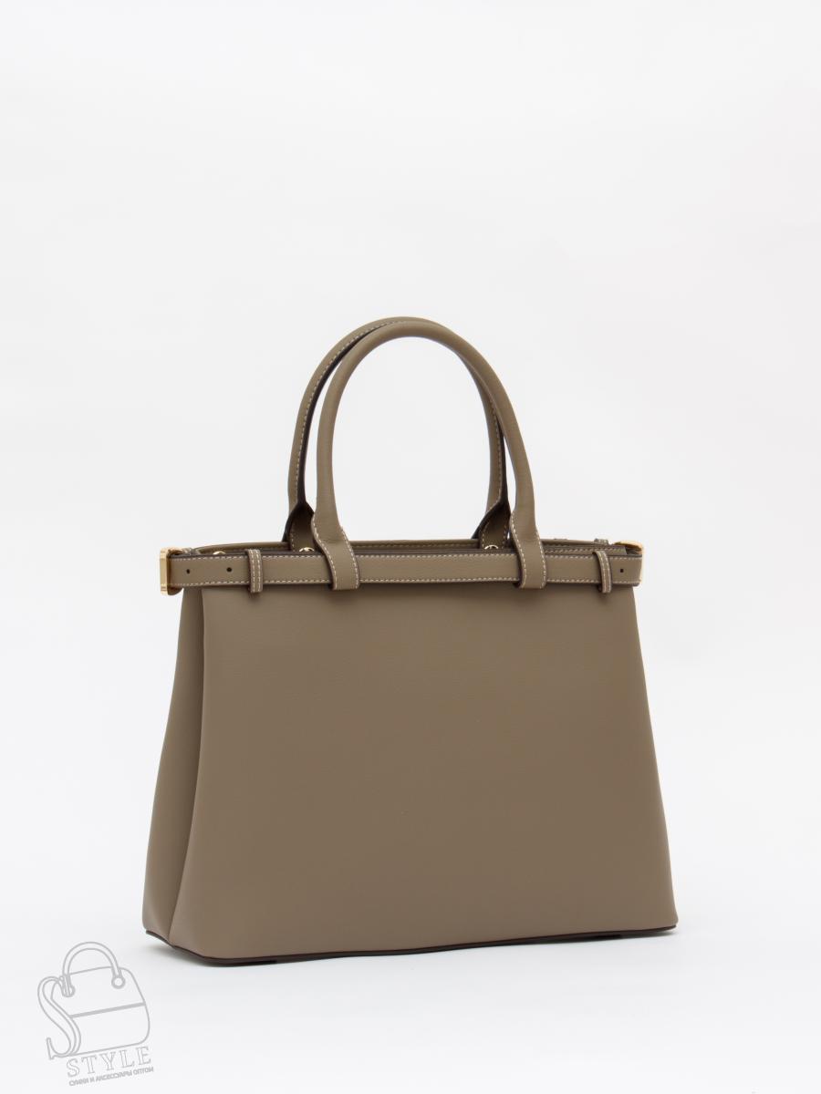 Сумка женская кожаная 3167PE gray Polina&Eiterou в Новосибирске