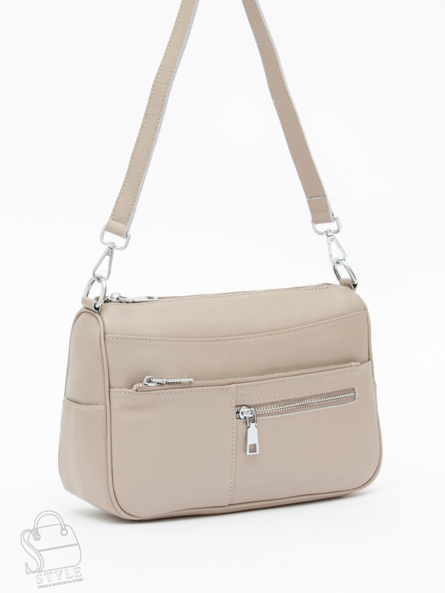 Сумка женская кожаная 2041-9NN beige Natale Navetta