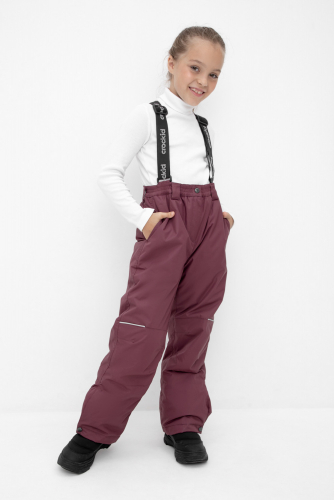 Crоckid Брюки ВК 40008/23/6 ГР сливовый Crоckid