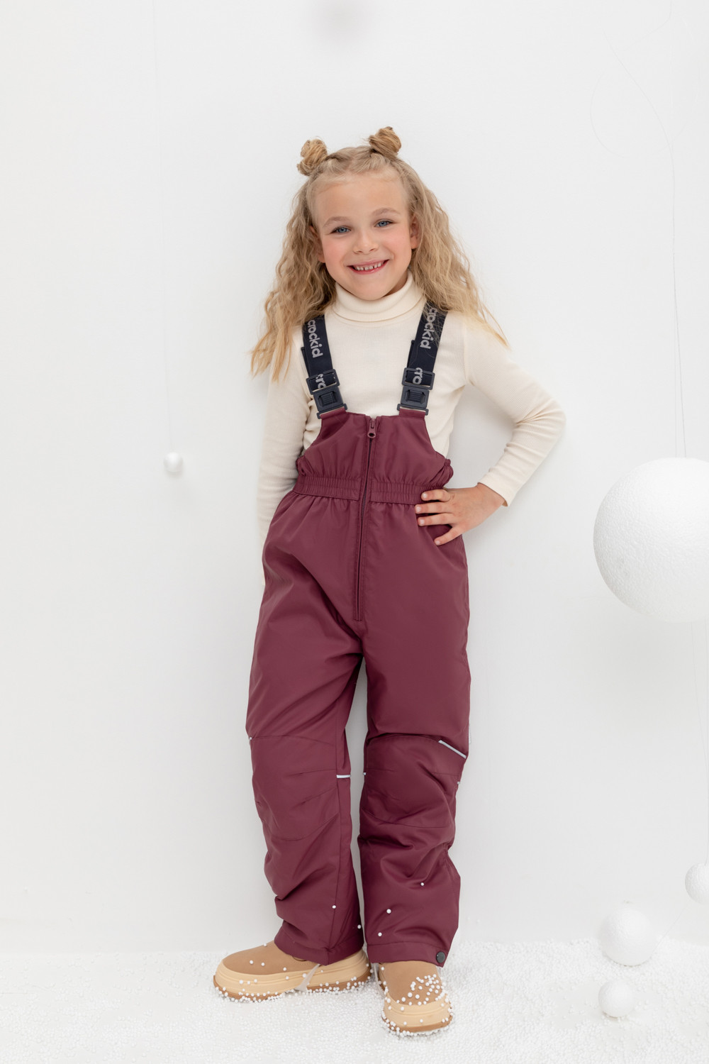 Crоckid Полукомбинезон ВК 40002/23/6 ГР сливовый Crоckid