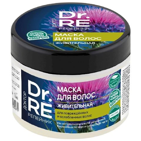 Dr.Re Доктор Репейник Маска д/повреждён.и ослаблен.волос