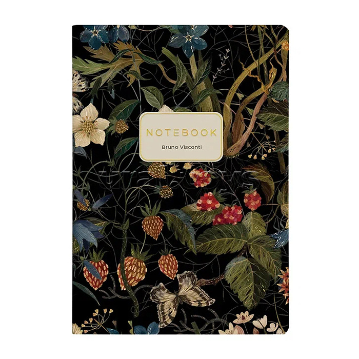 Записная книжка из экокожи 60 л. линейка