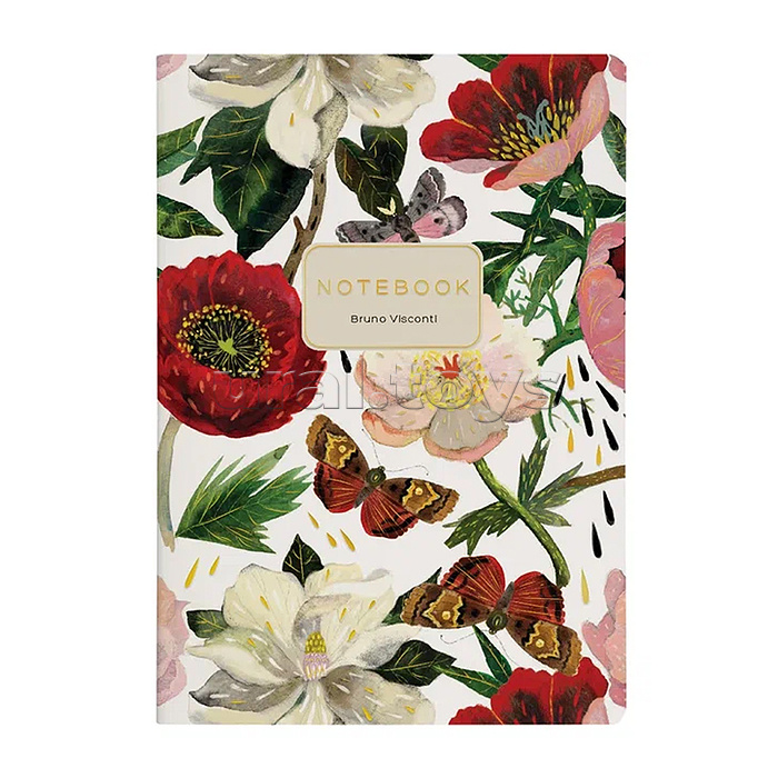 Записная книжка из экокожи 60 л. линейка