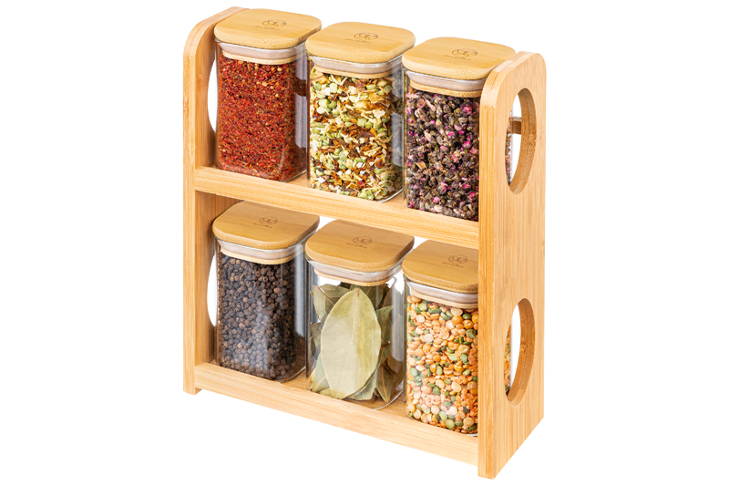 БЫЛО 2969 руб! Набор 6 банок д/хранения 250 мл 22*8*27 см