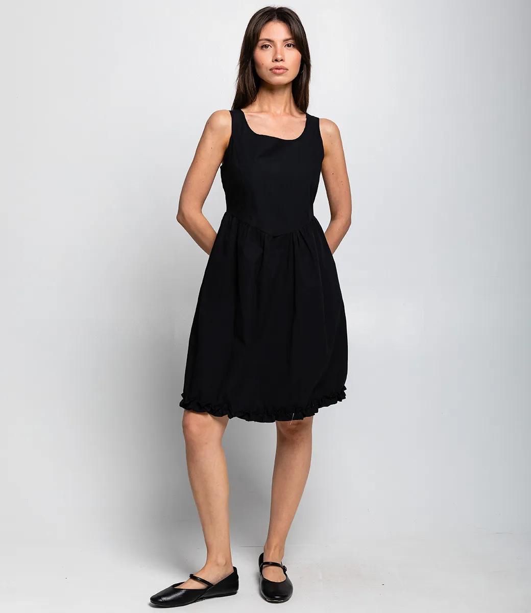 Платье #КТ6175, чёрный